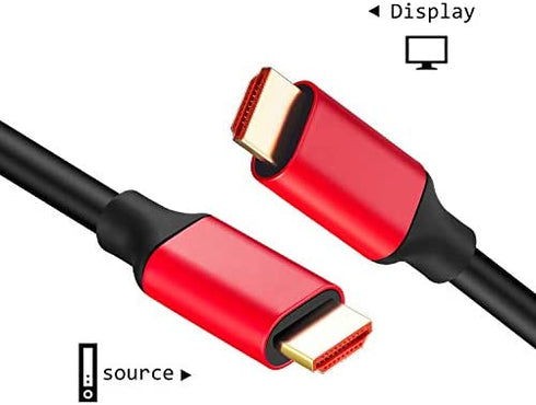 4K HDMI Cable 10ft, HDMI Cord (10 feet HDMI to HDMI, Top Series) Supports (4K@60HZ, 1080p FullHD, UHD, Ultra HD, 3D, High Speed with Ethernet, ARC, PS4, Xbox, HDTV) by XXONE (10ft)