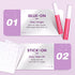 Press On Nails Neon Colors - 192 Pcs Short Coffin Acrylic Solid Fake Nails Glue On False Nails Kit for Women, 8 Solid Colors, Include Prep Pad, Tube Glue, Mini File, Cuticle Sticker and Adhesive Sticker