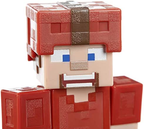 Minecraft Earth 3.25" Steve in Red Leather Figure