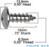 Prime Ave Stainless Steel License Plate Screws for Mercedes Benz (Extended Length)