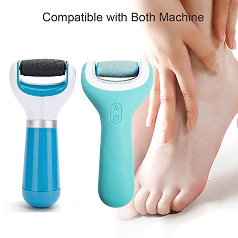 12 Pack Replacement Rollers for Amope Pedi Refills Electronic Perfect Foot File-(6 Extra Coarse& 6 Regular Coarse)