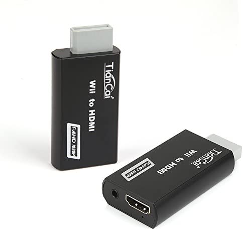 Wii HDMI Converter Adapter, Tohilkel Wii to HDMI 1080P Converter with 3.5mm Audio Output for Nintendo to Smart TV