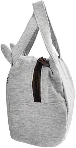 My Neighbor Totoro Die Cut Lunch Bag with Zip Closure - Totoro Grey
