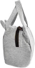 My Neighbor Totoro Die Cut Lunch Bag with Zip Closure - Totoro Grey