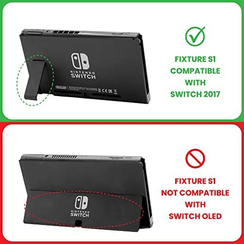 Fixture S1 Bundle: The Original Mount Plus Carrying Case for the Nintendo Switch & Pro Controller