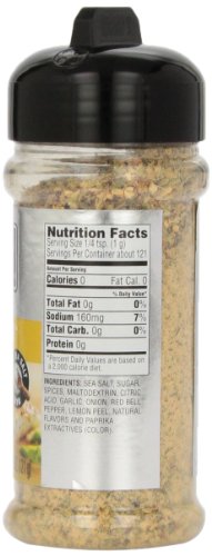 Weber Grill Seasoning Zesty Lemon, 4.25 Ounce Shaker