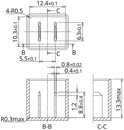 10 Pack FMX-30LP 30 Amp Low Profile Female Maxi Fuse 32Vdc Fit for and Pickup Trucks Cars and SUVs