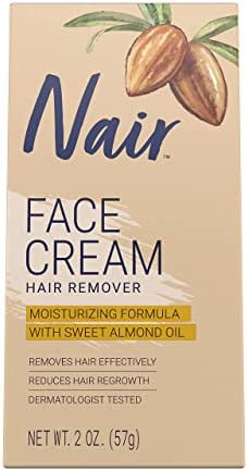 Nair Hair Remover Face Cream, 2 Oz, Pack of 2