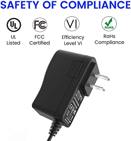 Power Cord for Bissell Pet Stain Eraser Cordless Handheld Portable Cleaner Vacuum 1611736 Bissell Charger 1611736 161-1736 Pet Stain Eraser 2054 2002 20037 20028 2002Q 2003 2003A 2164A Power Supply