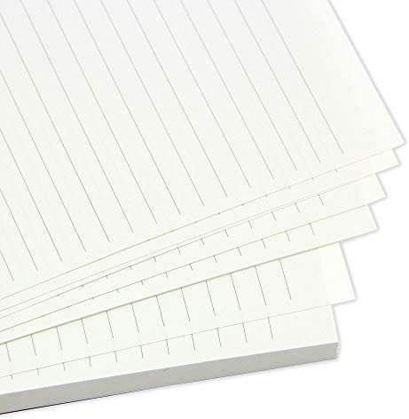 A5 Planner Filler Paper 5-3/4" x 8-1/4", College Ruled, 6-Hole Punched Loose Leaf Paper for 6-Ring Binders, 100 Sheets Per Pack