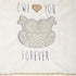 Levtex Baby - Night Owl Plush Blanket - Appliqued and Embroidered Owl with RIC Rac Trim - Owl Love You Forever - Grey, Tan and Cream - Nursery Accessories - Blanket Size: 30 x 40 in.