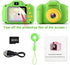 GKTZ Kids Digital Camera, Upgrade Selfie Camera 12MP Toddler Camera Children Video Camcorder, Birthday Gifts for Boys and Girls Age 3 4 5 6 7 8 9 with 32GB SD Card - Green