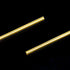 Swpeet 2Pcs 1/4 Inch in Diameter 14 inch in Length Brass Solid Round Rod Lathe Bar Stock Kit, Perfect for Various Shaft, Miniature Axle, Model Plane, Model Ship, Model Cars
