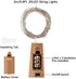 Brightown Wine Bottle Lights with Cork, 12 Pack 20 LED Waterproof Battery Operated Cork Lights, Silver Wire Mini Fairy Lights for Liquor Bottles DIY Party Bar Christmas Holiday Wedding Décor