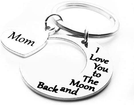 Mothers Day Gifts for Mom Keychain Mother Mum Gifts From Daughter Son In Law Birthday Present From Kids Stocking Stuffer