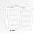 AT-A-GLANCE Day Runner Telephone and Address Pages, Refill, Loose-Leaf, Undated, for Planner, 3-3/4" x 6-3/4", Size 3, 30 Sheets/Pack (013-230)