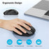 TECKNET Bluetooth Wireless Mouse, Computer Mouse with 6 Buttons, 5 Adjustable DPI Levels, 24 Month Battery Life, Ergonomic Cordless Mouse for Laptop, Computer, Mac,PC, Windows, Chromebook, Notebook