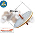 Round Floating Wicks - 50 Count (Approx.), Large Cotton Wicks and Cork Disc Holders for Oil Cups - Bonus Wick Removal Tweezers - by Ner Mitzvah