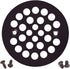 4-1/4" Round Shower Grate Drain Strainer Replacement Cover Oil Rubbed Bronze + Machine and Tapping Screws