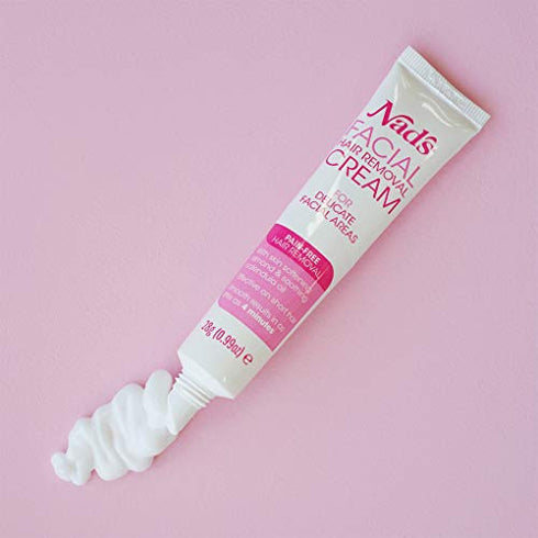 Nad's Facial Hair Removal Cream - Gentle & Soothing Hair Removal For Women - Sensitive Depilatory Cream For Delicate Face Areas, 0.99 Oz (4446)
