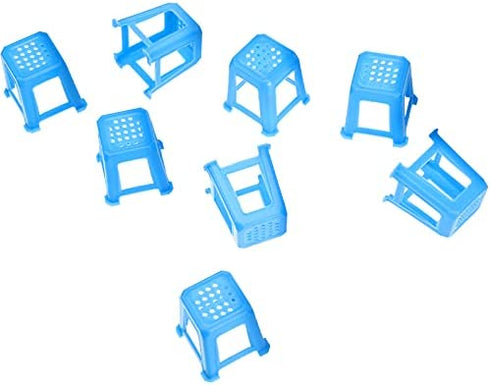 8 Pieces Canvas Stands Paint Stands for Painting Mini Canvas Feet Risers Canvas Support Stands for Fluid Acrylic Pouring Paint Supplies (Blue)