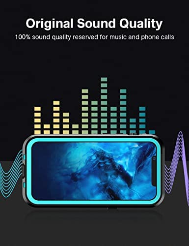 Fansteck iPhone 13 Waterproof Case, IP68 Protective Clear Cover with Built-in Screen Protector, 360° Full-Body Heavy Protective Rugged Shockproof Case, High Sensitive Screen Touch (6.1 inch)