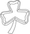 TLC Shamrock Shaped Wire Wreath Frame 16 inch St. Patrick's Day Decoration DIY (1)
