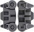 1 YEAR WARRANTY W10195416 W10195416V Dishwasher Wheels Lower Dish Rack Wheel Assembly - Compatible with Kenmore, Kitchenaid, Whirlpool Dishwasher Wheels, Perfect Replace W10195418, W10195416VP 4 PACKS