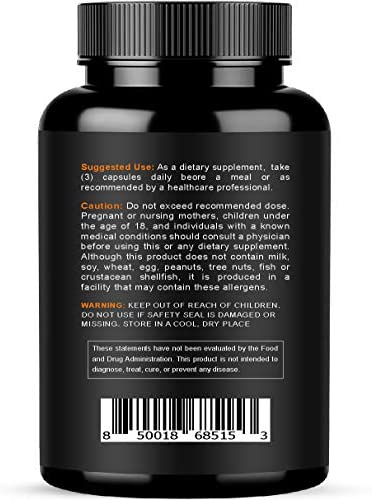 Turmeric Curcumin with BioPerine Black Pepper - 1300mg High Absorption with 95% Curcuminoids Turmeric Supplements for Heart Health & Inflammatory Health - Non-Gluten, Non-GMO - 90 Capsules