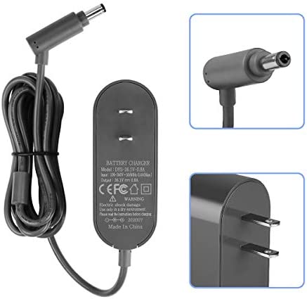Energup Replacement Charger for Dyson AC Adapter Dyson 21.6V Battery V6 V7 V8 DC58 DC59 DC61 DC62 SV03 SV04 SV05 SV06 Model# 205720-02 Dyson Charger for Dyson Cordless Vacuum Cleaner