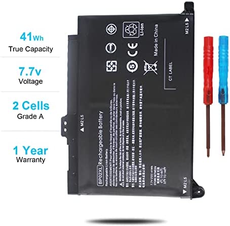 BP02XL 849909-850 Battery for HP Pavilion 15-au000 15t-au100 15t-au000 15z-aw000 15-au123cl 15-au023cl 15-au091nr 15-au063cl 15-au030wm 15-au018wm 15-au010wm 15-aw000 849909-855 849569-421 HSTNN-UB7B