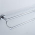 Bathroom Towel Bar Stainless Steel, Chrome Brushed Bath Towel Holder, Elegent Double Towel Bar for Bathroom (Chrome, 16inch)