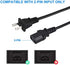 AC Power Cord Cable Compatible with Sony PS4 Pro, Xbox 360 Slim, Xbox One, Xbox 360 E Replacement