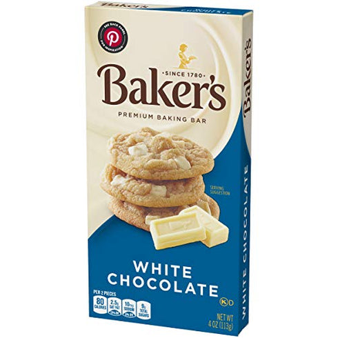 Baker's, Premium White Chocolate Baking Bar (4 oz Box)