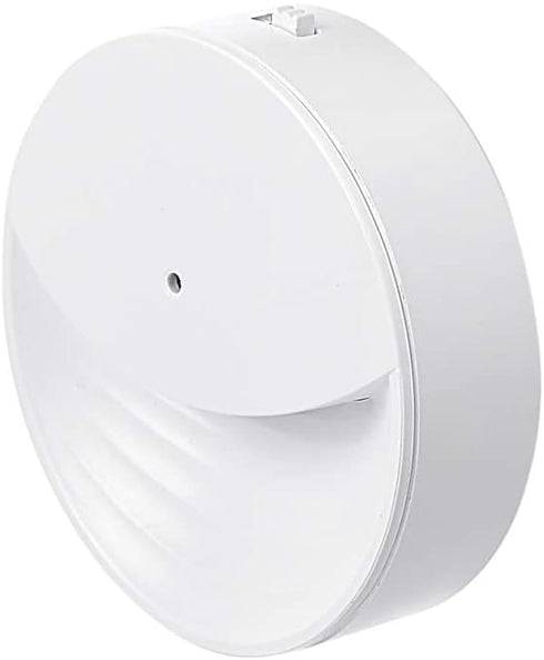Amazon Basics LED Plug-in Night Light with Dusk to Dawn Sensor, 3/10 Lumen Dual Dimming for Bedroom, Hallway, Stairs - Round, 6-Pack, White, 2.441.542.36