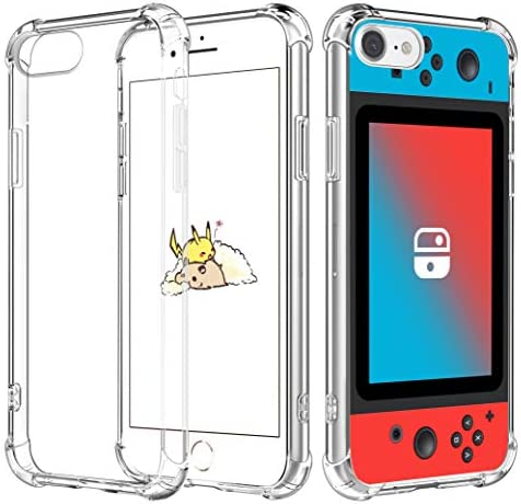 Coralogo for iPhone SE 2022/2020/7/8 TPU Case, Cute Cartoon Funny Design Stylish Slim Clear Fashion Fun Cool Bumper Cover Teens Kids Girls Boys Cases for iPhone SE 2022/2020/7/8 4.7" Blue Games