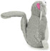 goDog Action Plush Squirrel Animated Squeaky Dog Toy, Chew Guard Technology - Gray, One Size