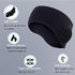 Zkptops 2Pcs Fleece Ear Warmers Headband Winter Outdoor Sport Ear Muffs Ear Band Ear Cover Head Wrap Running Sweatband for Men Women