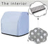 Luxja Serger Machine Cover with Storage Pockets, Serger Cover for Most Standard Sergers, Overlock Machine Cover (Compatible with Singer and Brother Serger Machine), Gray Dots
