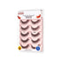 KISS Looks So Natural False Eyelashes Multipack, Lightweight & Comfortable, Natural-Looking, Tapered End Technology, Reusable, Cruelty-Free, Contact Lens Friendly, Style Flirty, 5 Pairs