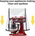 Kitchen Stand Mixer Cover,Kitchen Aid Mixer Cover Compatible With Kitchenaid Hamilton Mixers,Kitchen Aid Mixer Accessories Fits All Tilt Head & Bowl Lift Compatible 5-8 Quart Models.Clear Mixer Cover