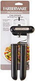 Farberware Professional Can Opener with Built-in Bottle Opener, 8-Inch, Black