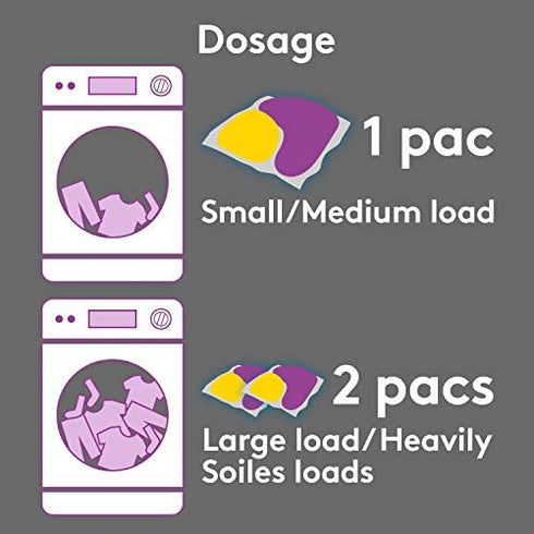 Woolite Darks Pacs, Laundry Detergent Pacs, 30 Count, for Standard and HE Washers, detergent for black clothes, black detergent, dark laundry detergent