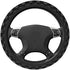 Da66jj Steering Wheel Covers for Car, Supernatural Symbols Black Car Steering Wheel Cover for Women & Girls & Men, Universal 15 Inches Car Accessories