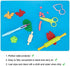 Kilpkonn Dough Tool Kit for Kids, 41Pcs Dough Accessories Molds, Shape, Scissors, Rolling Pin, Dough Mat with Storage Bag, Party Pack Playset for Toddlers Girls Boys