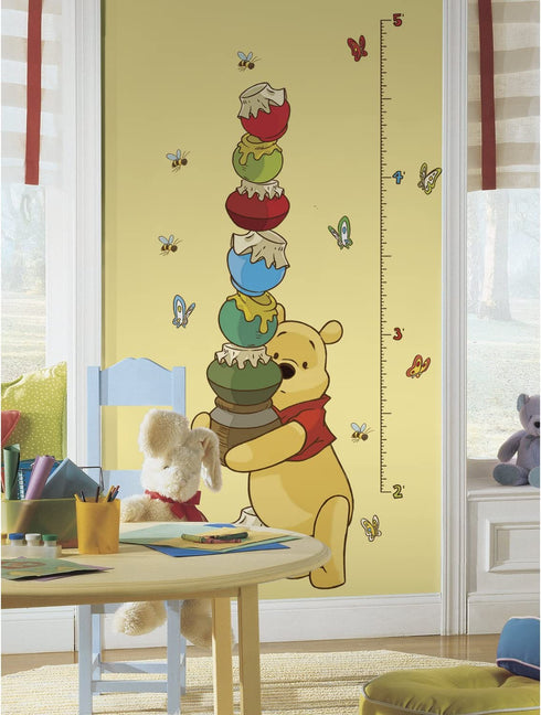 RoomMates RMK1501GC Winnie The Pooh Peel and Stick Inches Growth Chart