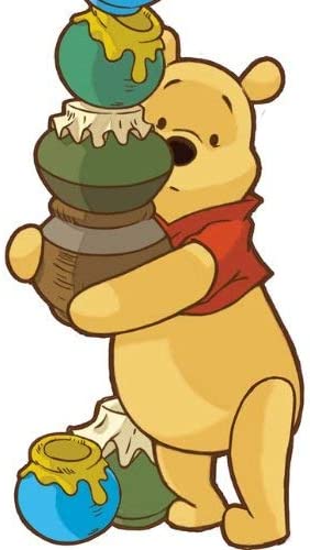 RoomMates RMK1501GC Winnie The Pooh Peel and Stick Inches Growth Chart