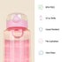 BellyBottle Pregnancy Water Bottle Intake Tracker with Weekly Milestone Stickers (BPA-Free) Pregnancy Must Haves Gifts for First Time Moms Essentials - Pink