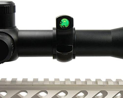 West Lake Precision Scope Leveling Kit, Includes 30mm Smooth Alloy Scope Bubble Level Indicator (Anti-Cant) and 1" Ring Reducer, for Precision Shooting, Competition and Hunting