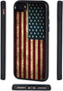 iPhone 7 Case, iPhone 8 Case, BWOOLL Slim Anti-Scratch Flexible Shock Absorbent Silicone Protective Case Cover for iPhone 7 Case/iPhone 8 (4.7 inch) - Vintage American Flag